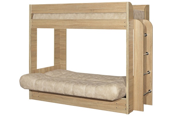 Диван-Кровать Fashion Двухъярусная с Матрасом/Разные Цвета Ш-2090 х  Г-860- х 1730 мм