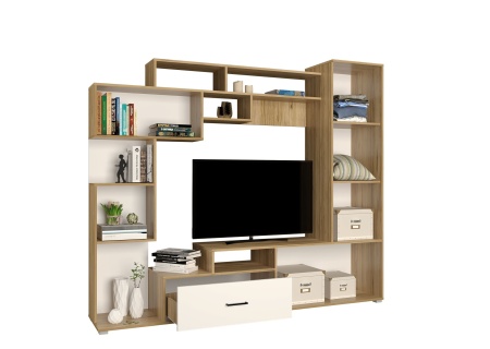 Гостиная Пекин (Ш-2100 х В-1785 х Г-398 мм)/Разные Цвета