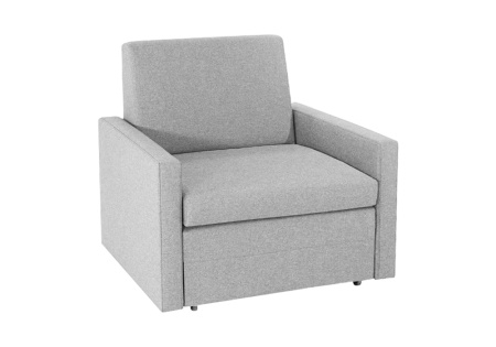 Кресло выкатное Виктория-5 светло-серое